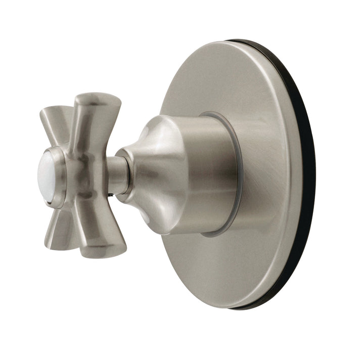 Kingston Tulare KS4038ZX - Millennium Single-Handle Six-Way Diverter Valve with Round Trim Kit, Brushed Nickel