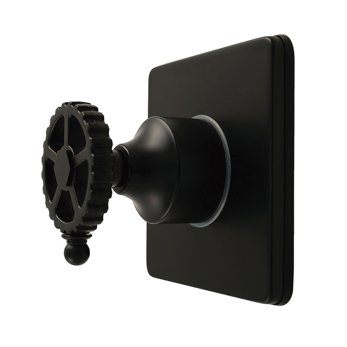 Kingston Sona KS4040CG - Fuller Single-Handle Six-Way Diverter Valve with Square Trim Kit, Matte Black