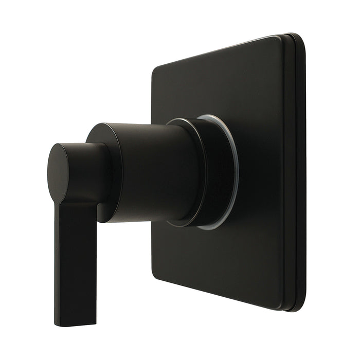 Kingston Sona KS4040NDL - NuvoFusion Single-Handle Six-Way Diverter Valve with Square Trim Kit, Matte Black