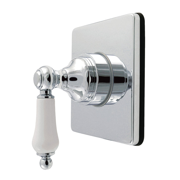 Kingston Heirloom KS4041PL - Restoration Single-Handle Six-Way Diverter Valve with Square Trim Kit, Polished Chrome
