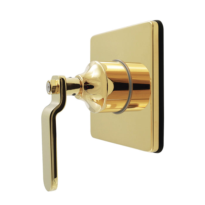 Kingston Sona KS4042KL - Whitaker Single-Handle Six-Way Diverter Valve with Square Trim Kit, Polished Brass
