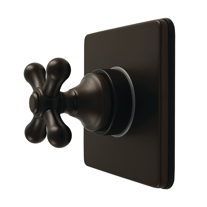 Kingston Heirloom KS4045AX - Restoration Single-Handle Six-Way Diverter Valve with Square Trim Kit, Oil Rubbed Bronze