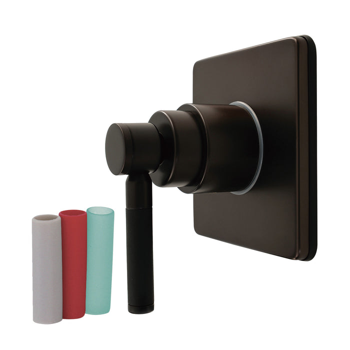 Kaiser KS4045DKL Single-Handle Six-Way Diverter Valve with Square Trim Kit, Oil Rubbed Bronze