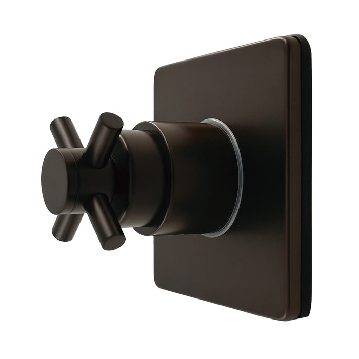 Kingston Sona KS4045DX - Concord Single-Handle Six-Way Diverter Valve with Square Trim Kit, Oil Rubbed Bronze