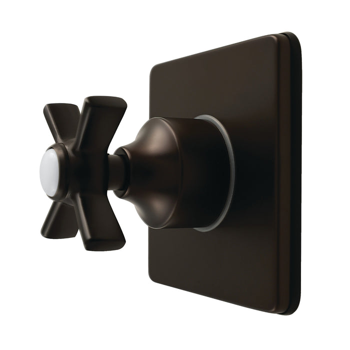 Kingston Tulare KS4045ZX - Millennium Single-Handle Six-Way Diverter Valve with Square Trim Kit, Oil Rubbed Bronze