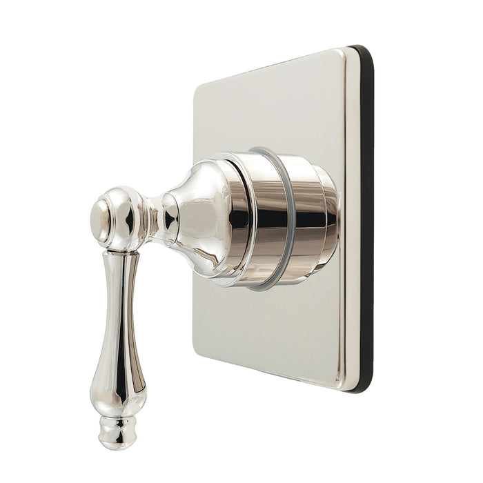 Kingston Heirloom KS4046AL - Restoration Single-Handle Six-Way Diverter Valve with Square Trim Kit, Polished Nickel