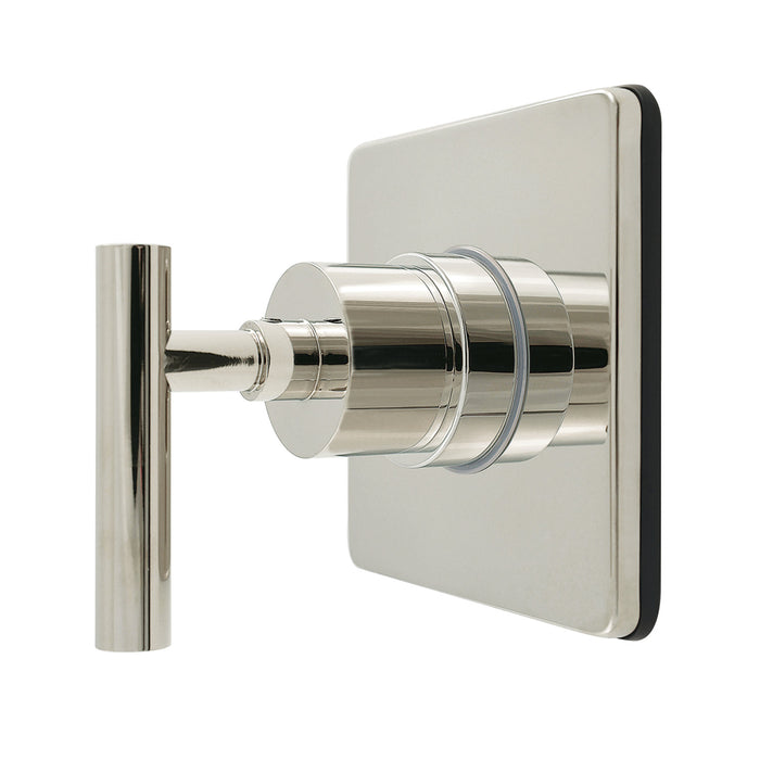 Kingston Sona KS4046CML - Manhattan Single-Handle Six-Way Diverter Valve with Square Trim Kit, Polished Nickel