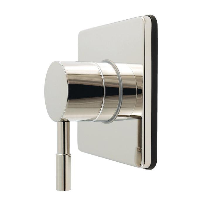 Kingston Sona KS4046DL - Concord Single-Handle Six-Way Diverter Valve with Square Trim Kit, Polished Nickel