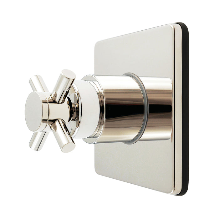 Kingston Sona KS4046DX - Concord Single-Handle Six-Way Diverter Valve with Square Trim Kit, Polished Nickel