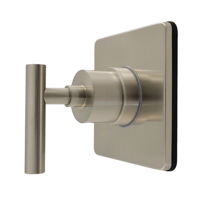 Kingston Sona KS4048CML - Manhattan Single-Handle Six-Way Diverter Valve with Square Trim Kit, Brushed Nickel