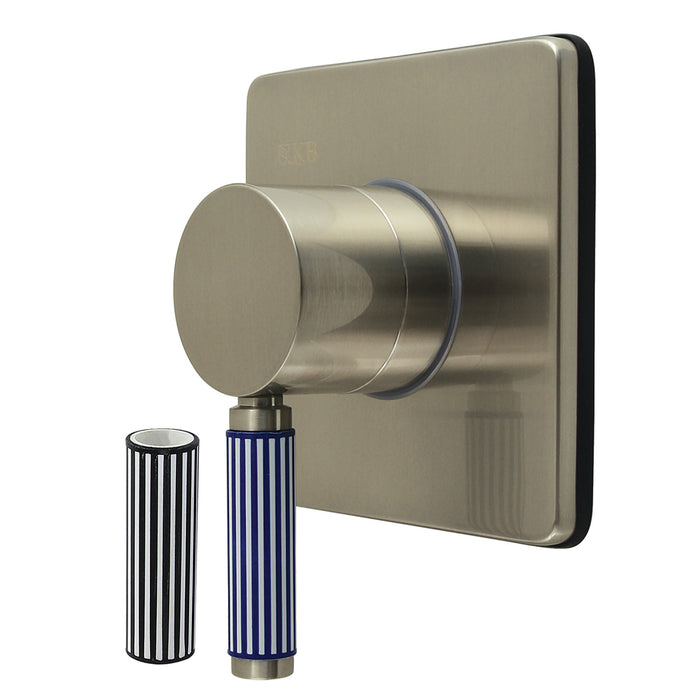 Kingston Sona KS4048KPS - Verona Single-Handle Six-Way Diverter Valve with Square Trim Kit, Brushed Nickel