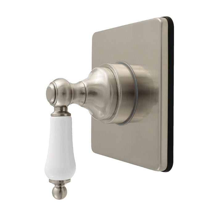 Kingston Heirloom KS4048PL - Restoration Single-Handle Six-Way Diverter Valve with Square Trim Kit, Brushed Nickel