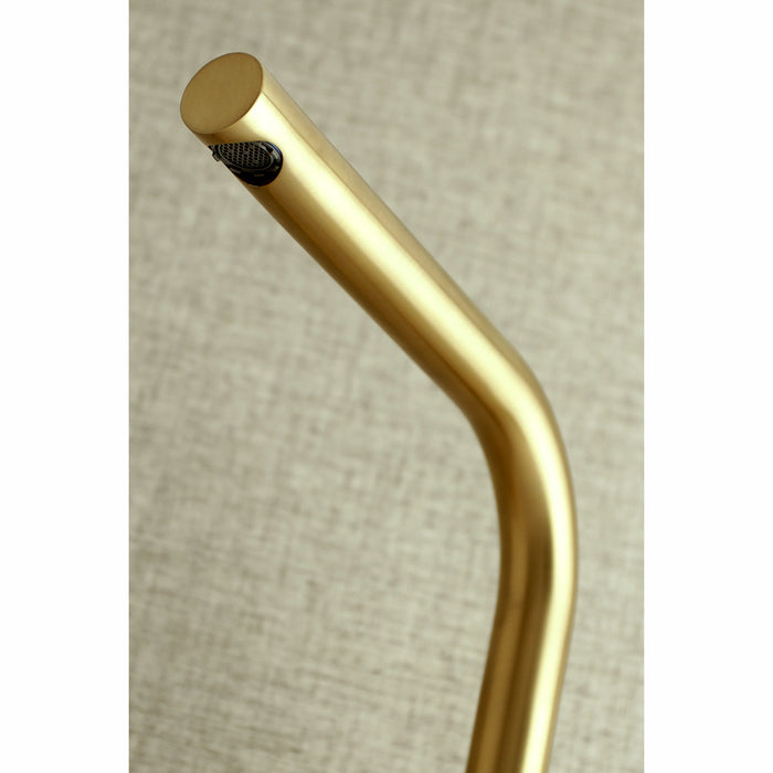 Kingston Sona KS412SB - Concord Two-Handle 2-Hole Wall Mount Kitchen Faucet, Brushed Brass