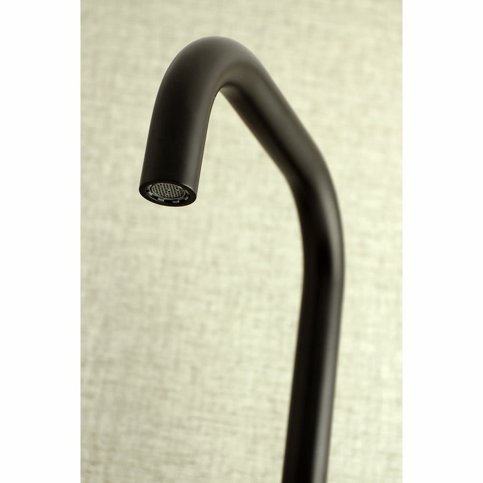 Kingston Sona KS413MB - Concord Two-Handle 2-Hole Wall Mount Kitchen Faucet, Matte Black