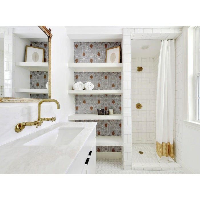 Concord KS413SB Double-Handle 2-Hole Wall-Mount Bridge Kitchen Faucet, Brushed Brass