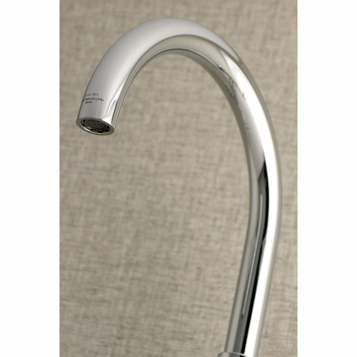 Kingston Sona KS414C - Concord Two-Handle 2-Hole Wall Mount Kitchen Faucet, Polished Chrome