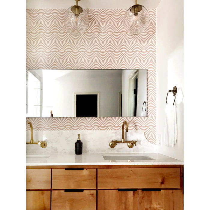 Kingston Sona KS414SB - Concord Two-Handle 2-Hole Wall Mount Kitchen Faucet, Brushed Brass