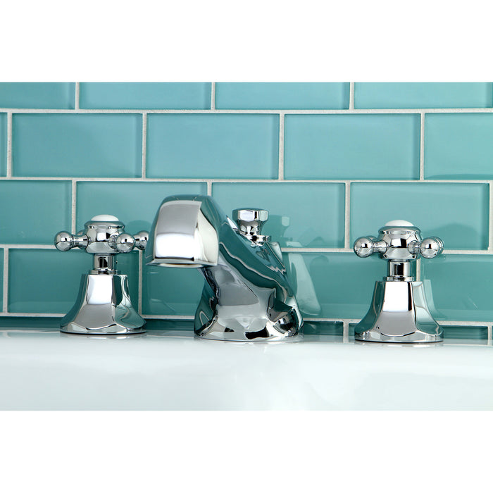 Kingston Tulare KS4301BX - Metropolitan Two-Handle 3-Hole Deck Mount Roman Tub Faucet, Polished Chrome