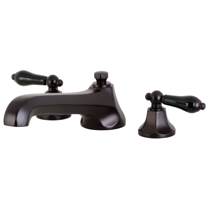 Kingston Tulare KS4305PKL - Duchess Two-Handle 3-Hole Deck Mount Roman Tub Faucet, Oil Rubbed Bronze