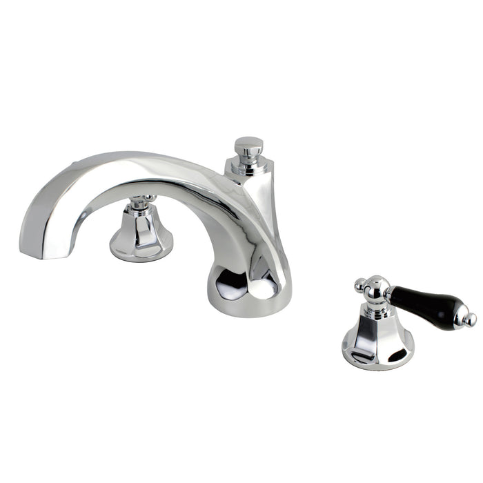 Kingston Heirloom KS4321PKL - Duchess Two-Handle 3-Hole Deck Mount Roman Tub Faucet, Polished Chrome