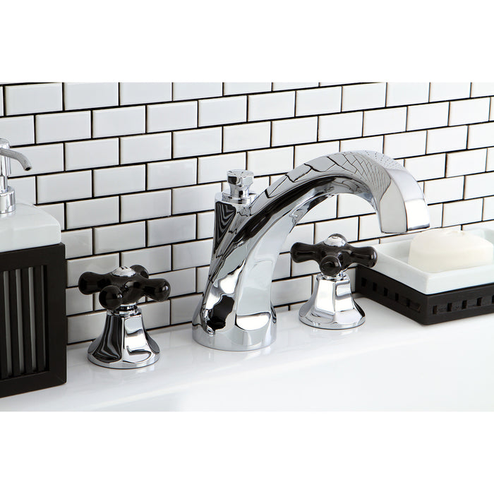 Kingston Tulare KS4321PKX - Duchess Two-Handle 3-Hole Deck Mount Roman Tub Faucet, Polished Chrome