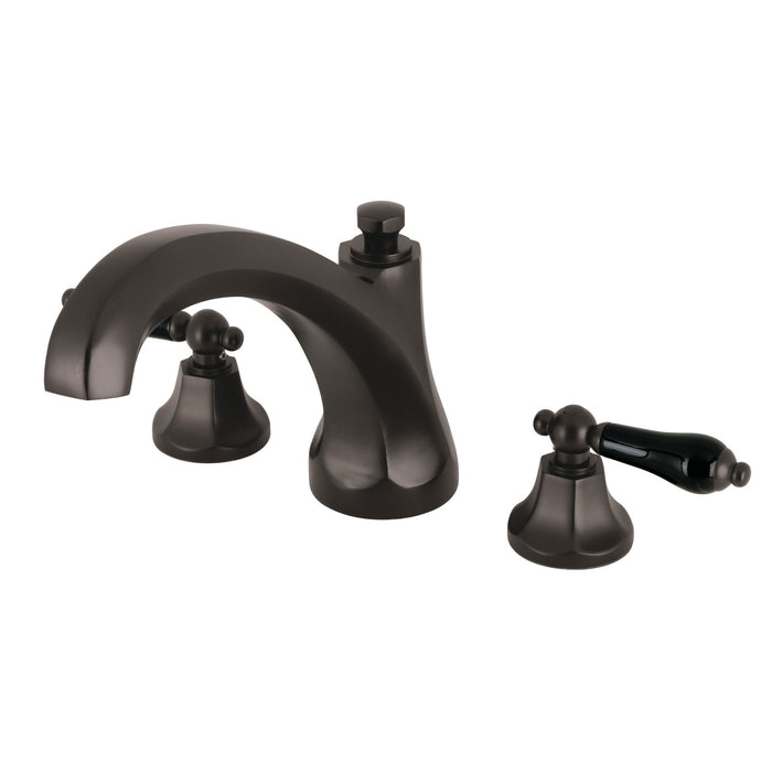 Kingston Heirloom KS4325PKL - Duchess Two-Handle 3-Hole Deck Mount Roman Tub Faucet, Oil Rubbed Bronze