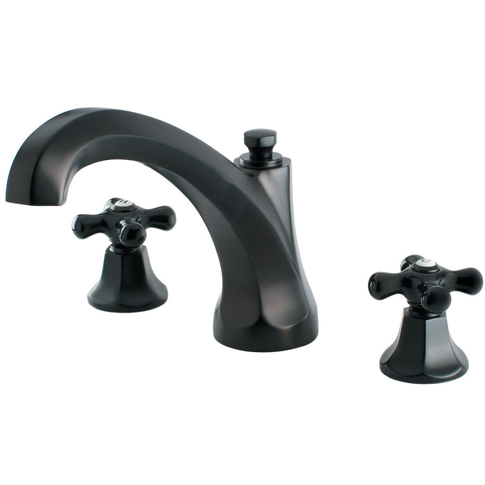 Kingston Tulare KS4325PKX - Duchess Two-Handle 3-Hole Deck Mount Roman Tub Faucet, Oil Rubbed Bronze