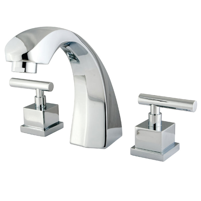 Kingston Sona KS4361CQL - Concord Two-Handle 3-Hole Deck Mount Roman Tub Faucet, Polished Chrome