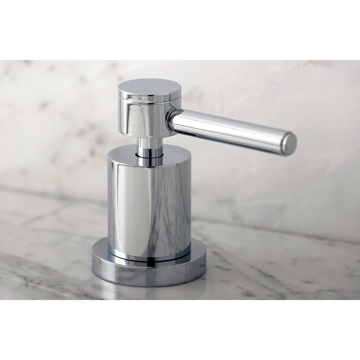 Kingston Tulare KS4361DL - Concord Two-Handle 3-Hole Deck Mount Roman Tub Faucet, Polished Chrome