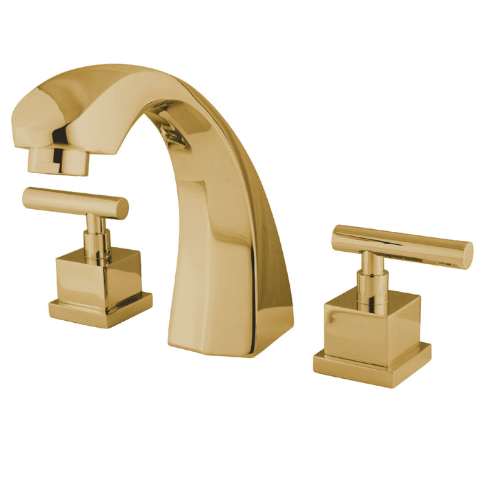 Kingston Sona KS4362CQL - Concord Two-Handle 3-Hole Deck Mount Roman Tub Faucet, Polished Brass