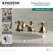 Kingston Brass Metropolitan KS4463BX Two-Handle 3-Hole Deck Mount