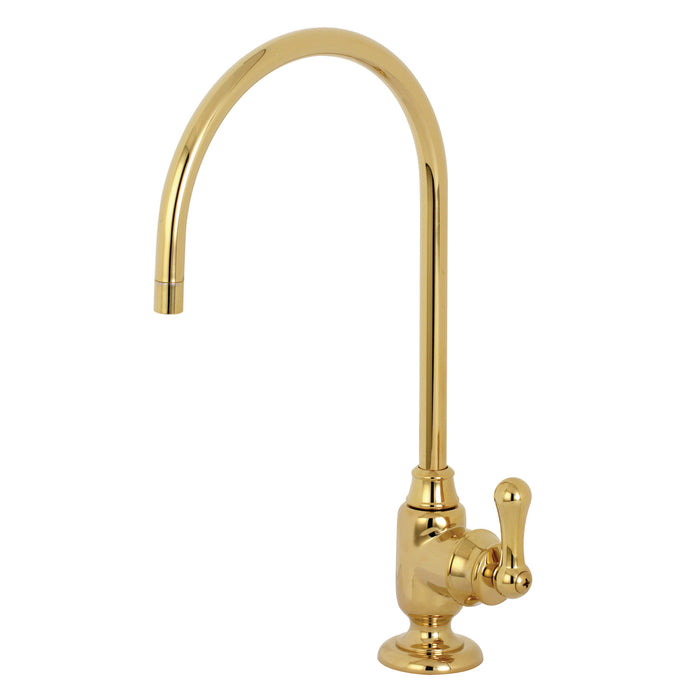 Royale KS5192AL Single-Handle 1-Hole Deck Mount Water Filtration Faucet, Polished Brass