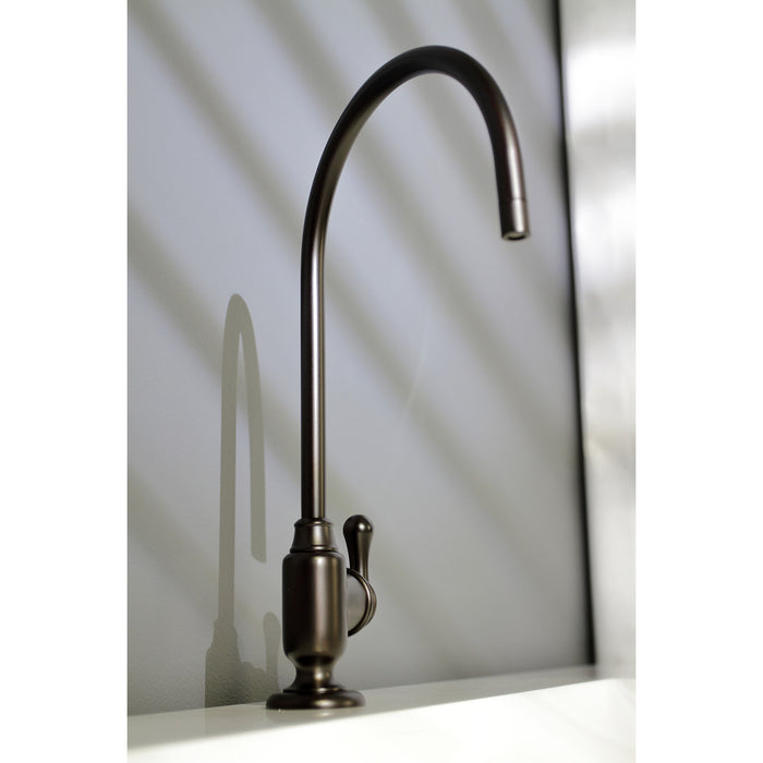 Kingston Heirloom KS5195AL - Royale Single-Handle 1-Hole Deck Mount Water Filtration Faucet, Oil Rubbed Bronze