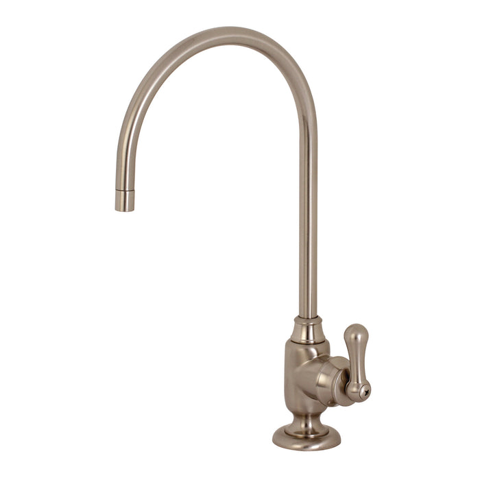 Kingston Heirloom KS5198AL - Royale Single-Handle 1-Hole Deck Mount Water Filtration Faucet, Brushed Nickel