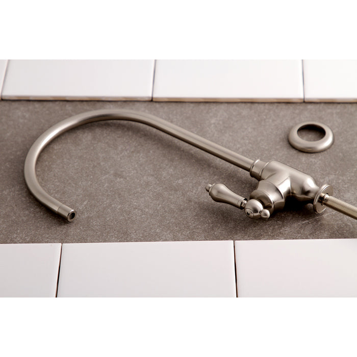 Kingston Heirloom KS5198BAL - Heirloom Single-Handle 1-Hole Deck Mount Water Filtration Faucet, Brushed Nickel
