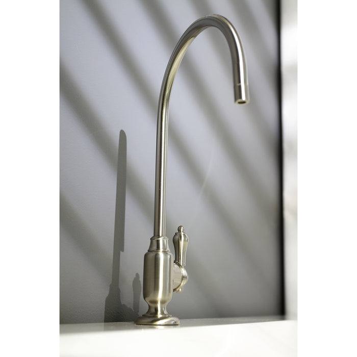 Kingston Heirloom KS5198BAL - Heirloom Single-Handle 1-Hole Deck Mount Water Filtration Faucet, Brushed Nickel