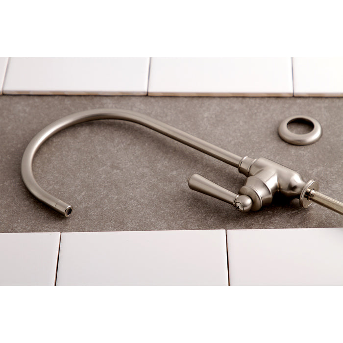 Kingston Tulare KS5198NML - Magellan Single-Handle 1-Hole Deck Mount Water Filtration Faucet, Brushed Nickel