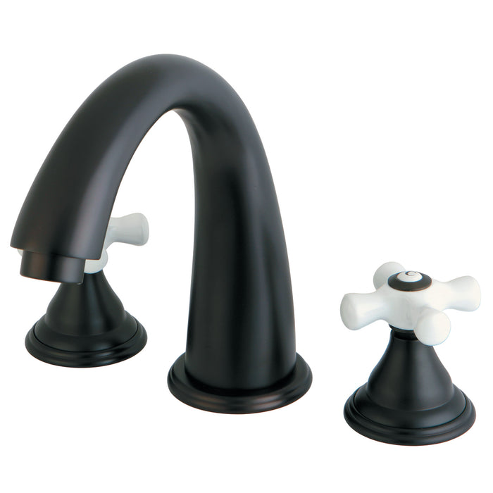 Kingston Tulare KS5365PX - Royale Two-Handle 3-Hole Deck Mount Roman Tub Faucet, Oil Rubbed Bronze