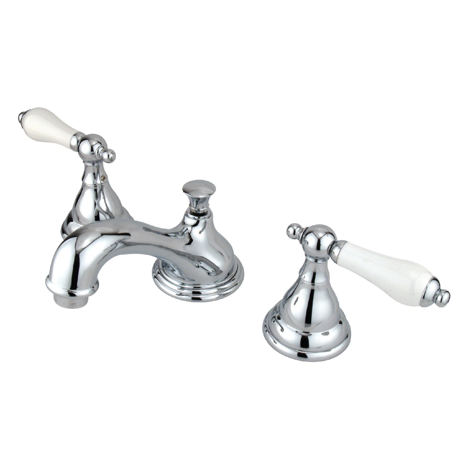 Kingston Claremont Wannen- & Duscharmatur – Poliertes Chrom, 15,2 Cm Auslauf