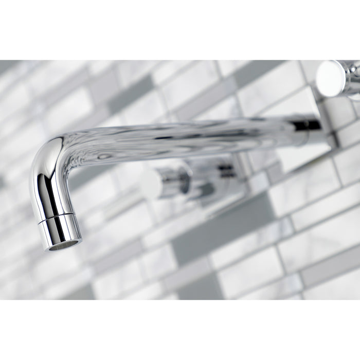 Kingston Sona KS6021DL - Concord Two-Handle 3-Hole Wall Mount Tub Faucet, Polished Chrome