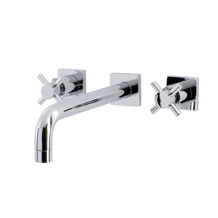 Kingston Sona KS6021DX - Concord Two-Handle 3-Hole Wall Mount Tub Faucet, Polished Chrome
