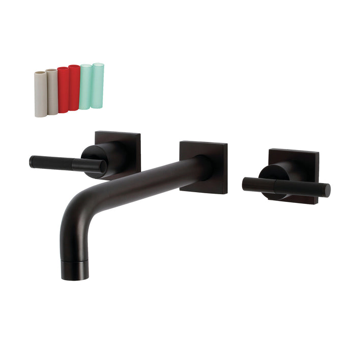 Kingston Sona KS6025CKL - Kaiser Two-Handle 3-Hole Wall Mount Tub Faucet, Oil Rubbed Bronze