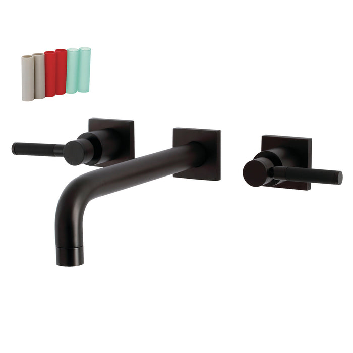 Kingston Sona KS6025DKL - Kaiser Two-Handle 3-Hole Wall Mount Tub Faucet, Oil Rubbed Bronze