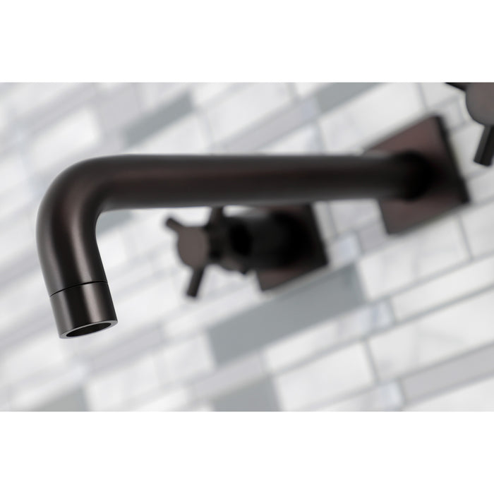 Kingston Sona KS6025DX - Concord Two-Handle 3-Hole Wall Mount Tub Faucet, Oil Rubbed Bronze