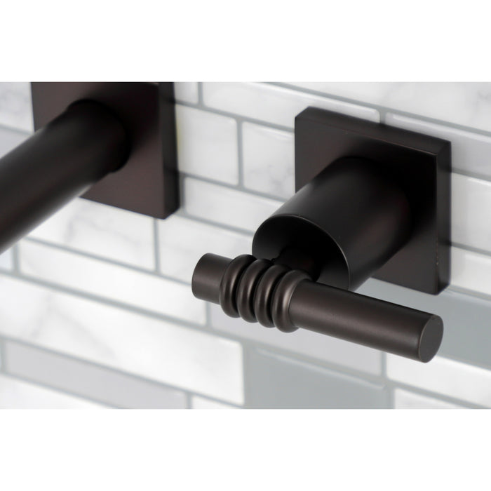 Kingston Sona KS6025ML - Milano Two-Handle 3-Hole Wall Mount Tub Faucet, Oil Rubbed Bronze