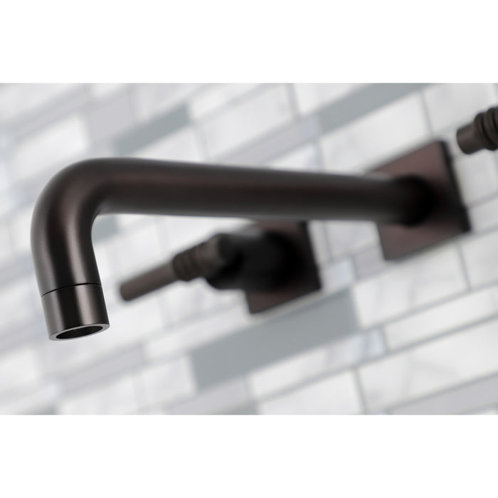Kingston Sona KS6025ML - Milano Two-Handle 3-Hole Wall Mount Tub Faucet, Oil Rubbed Bronze