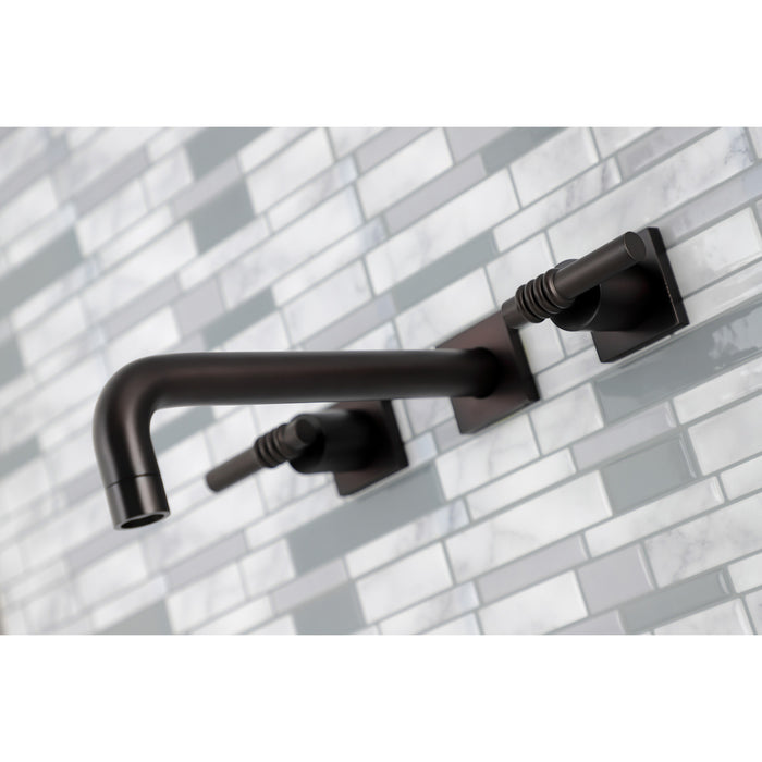 Kingston Sona KS6025ML - Milano Two-Handle 3-Hole Wall Mount Tub Faucet, Oil Rubbed Bronze