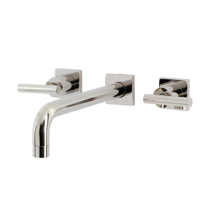 Kingston Sona KS6026CML - Manhattan Two-Handle 3-Hole Wall Mount Tub Faucet, Polished Nickel