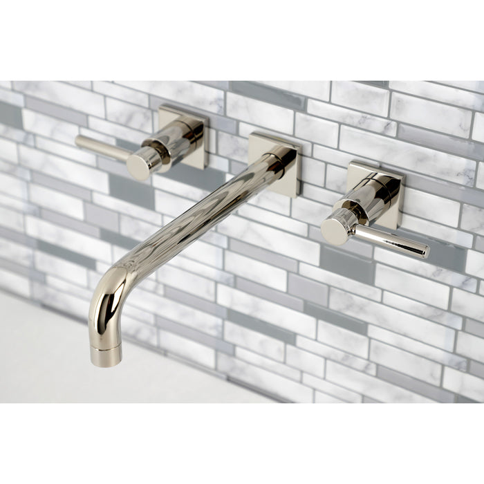 Kingston Sona KS6026DL - Concord Two-Handle 3-Hole Wall Mount Tub Faucet, Polished Nickel