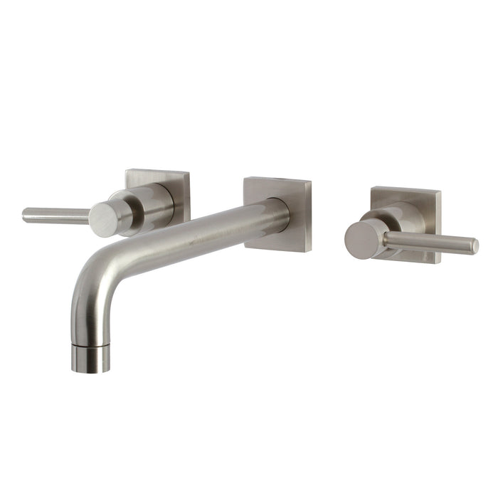 Kingston Sona KS6028DL - Concord Two-Handle 3-Hole Wall Mount Tub Faucet, Brushed Nickel
